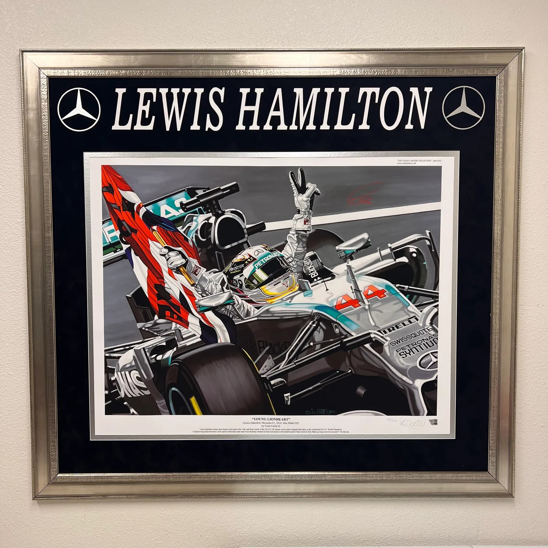 Original artwork custom-framed by The Framing Collective in Newport Beach