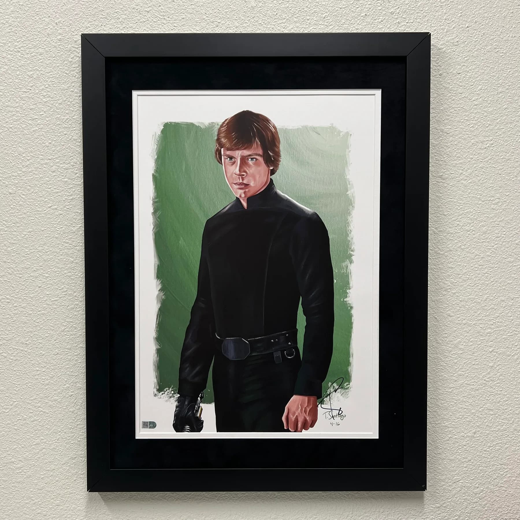 Elegant framing for original artwork and gallery-ready presentation.