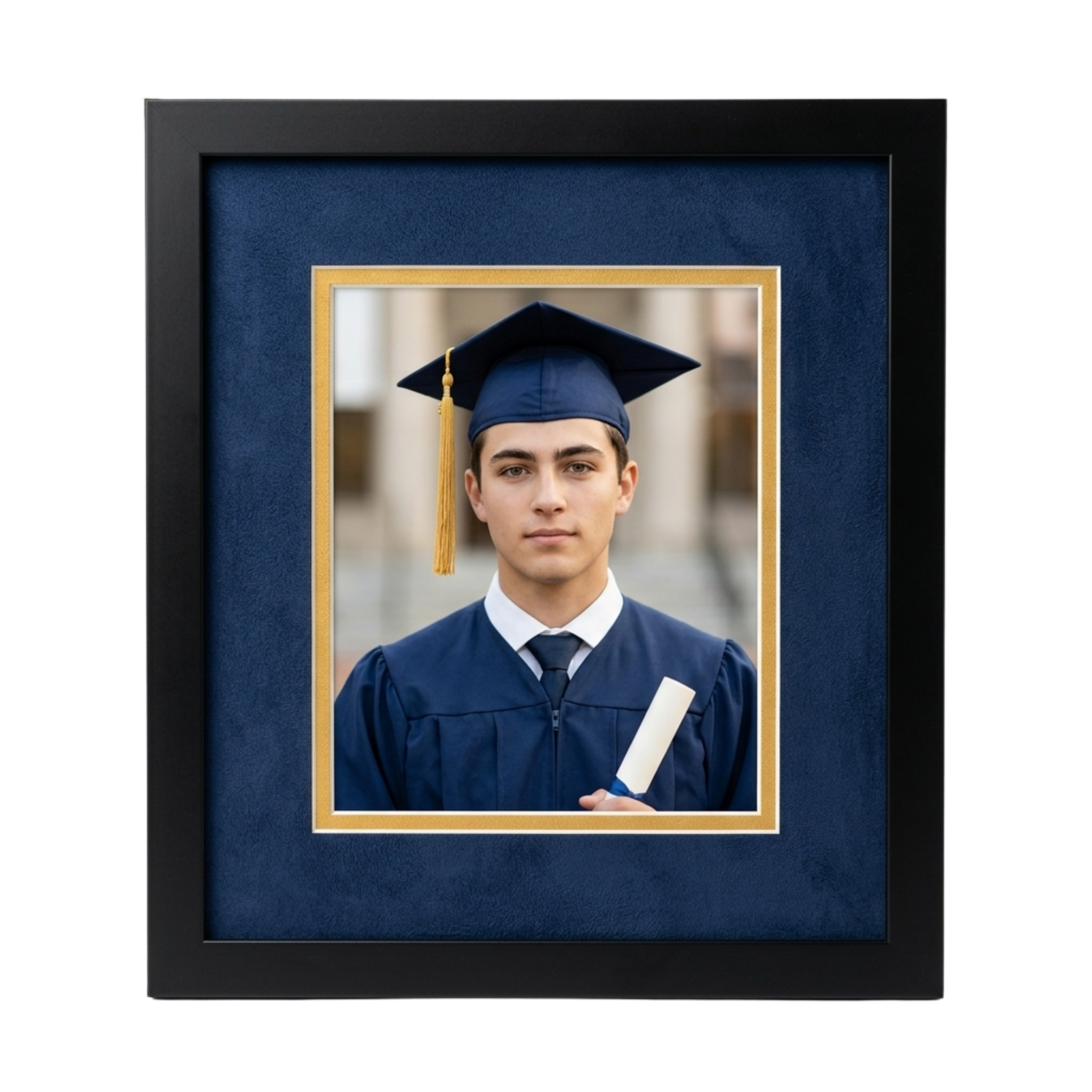 Custom graduation photo framing by The Framing Collective, Newport Beach — sample 4